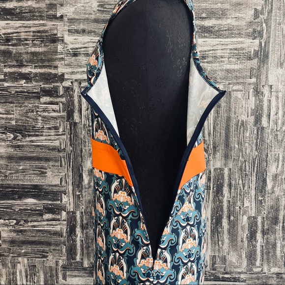 Tracy Negoshian Mulit-color Graphic Short Sleeveless Pattern Dress Size medium - Picture 5 of 14